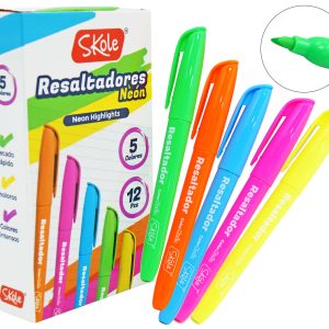 DESTACADOR NEÓN 12 COLORES